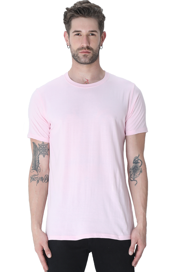 Light Baby Pink Plain T-shirts (No Brand Tag)